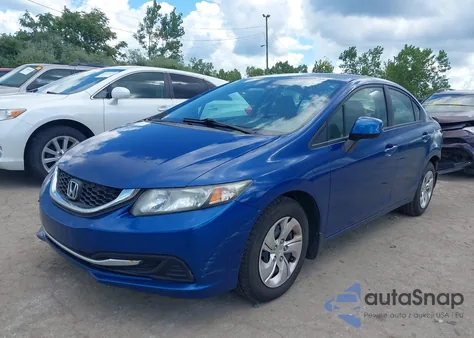 2013 Honda Civic Lx из США, поврежденный, VIN 19XFB2F52DE026440